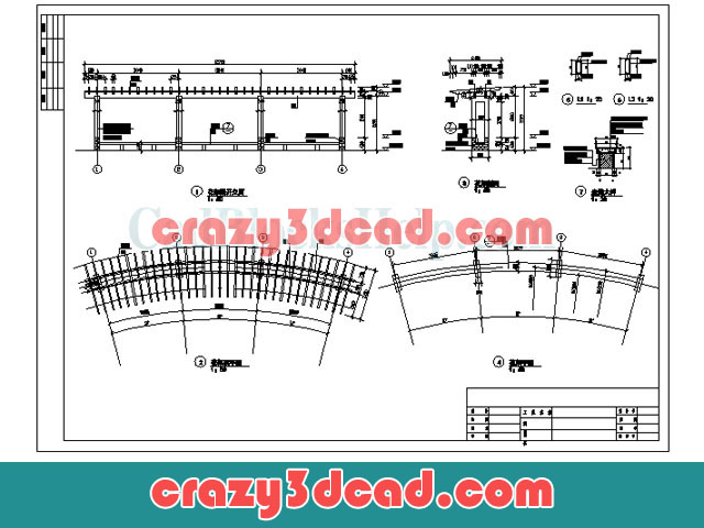 Pergola dwg autocad drawing